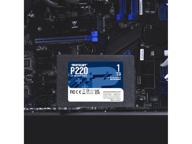 Patriot P220 SSD 1TB τύπου 2.5'' με σύνδεση SATA III P220S1TB25 5
