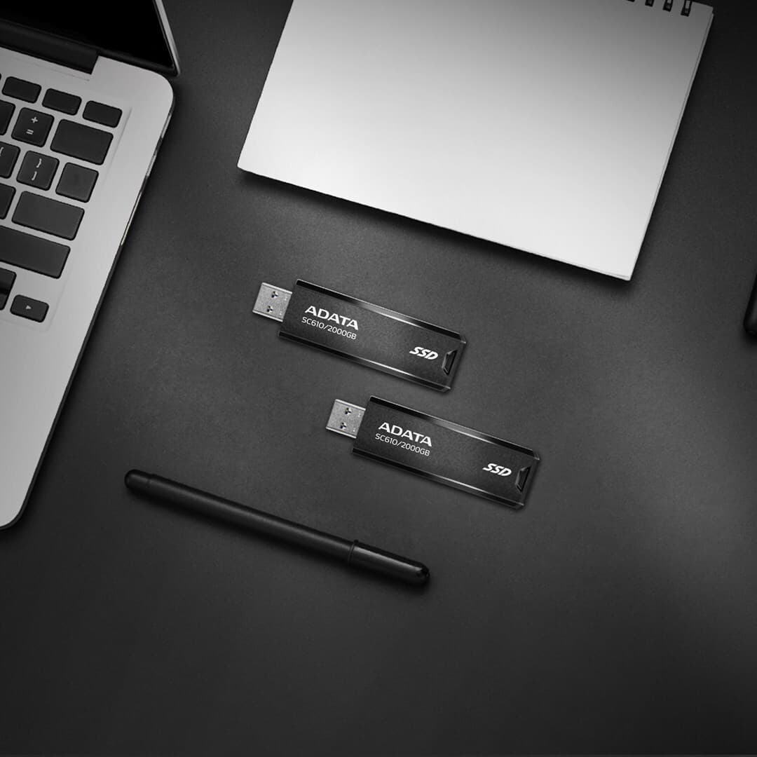 Adata SC610 USB-A 3.2 Εξωτερικός SSD 2TB Μαύρο 10
