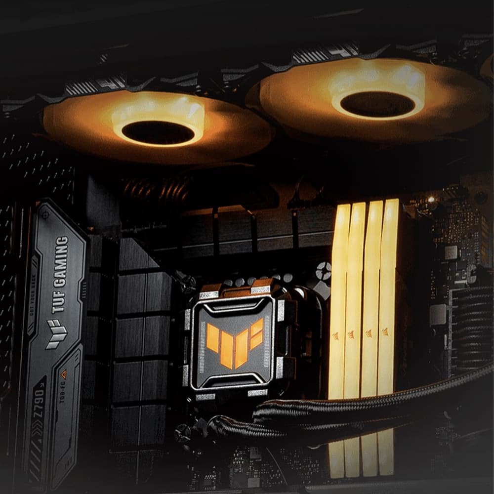 Asus TUF Gaming LC II 360 Υδρόψυξη AIO CPU με 3 Ανεμιστήρες 120mm και ARGB Φωτισμό 8