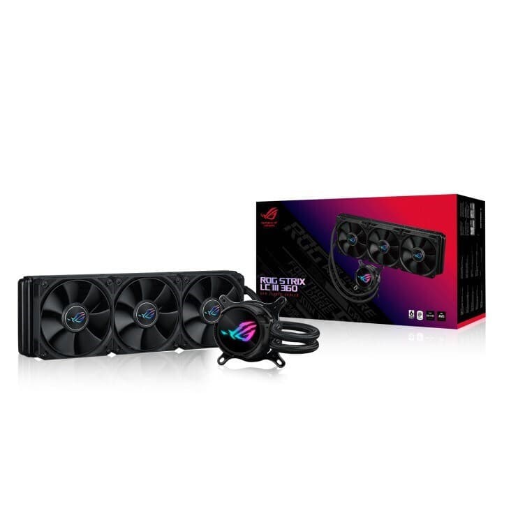 Asus ROG Strix LC III 360 v1 Υδρόψυξη AIO CPU με 3 Ανεμιστήρες 120mm 4