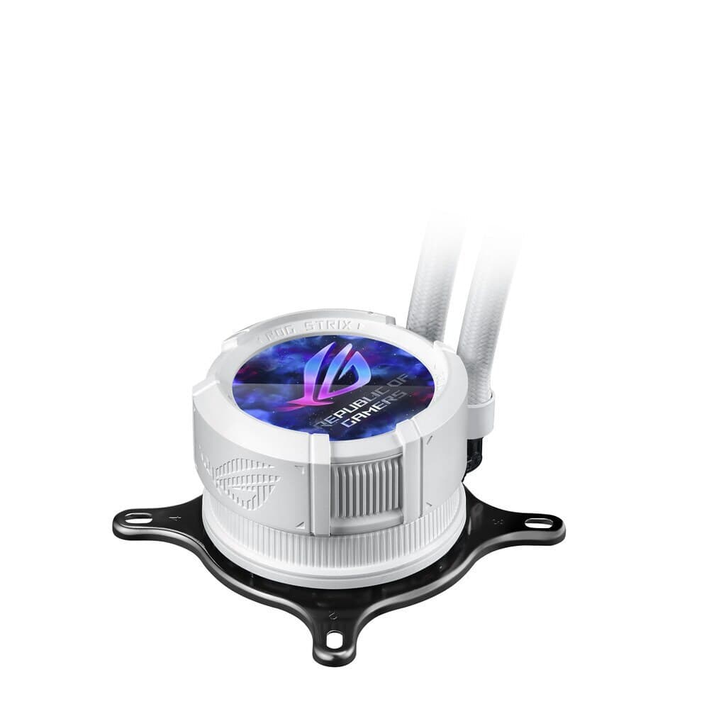 Asus Rog Strix LC III 360 v2 Υδρόψυξη AIO CPU με 3 Ανεμιστήρες 120mm και ARGB Φωτισμό Λευκή 2