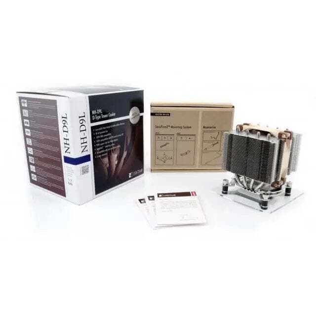 Noctua NH-D9L chromax.black Ψύκτρα Επεξεργαστή για Socket AM4/AM5/1200/115x/1700 5