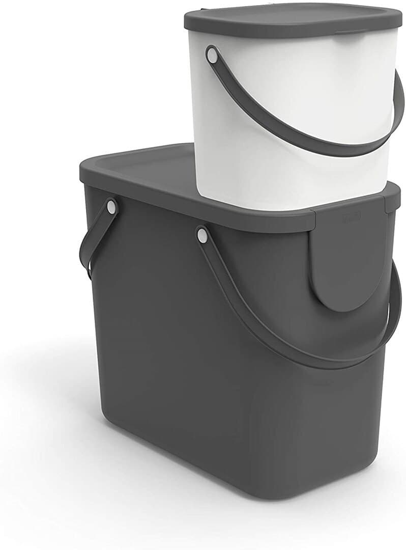 Rotho Babydesign Κάδος Albula Απορριμμάτων Πλαστικός Γκρι 6lt 1030308853 4