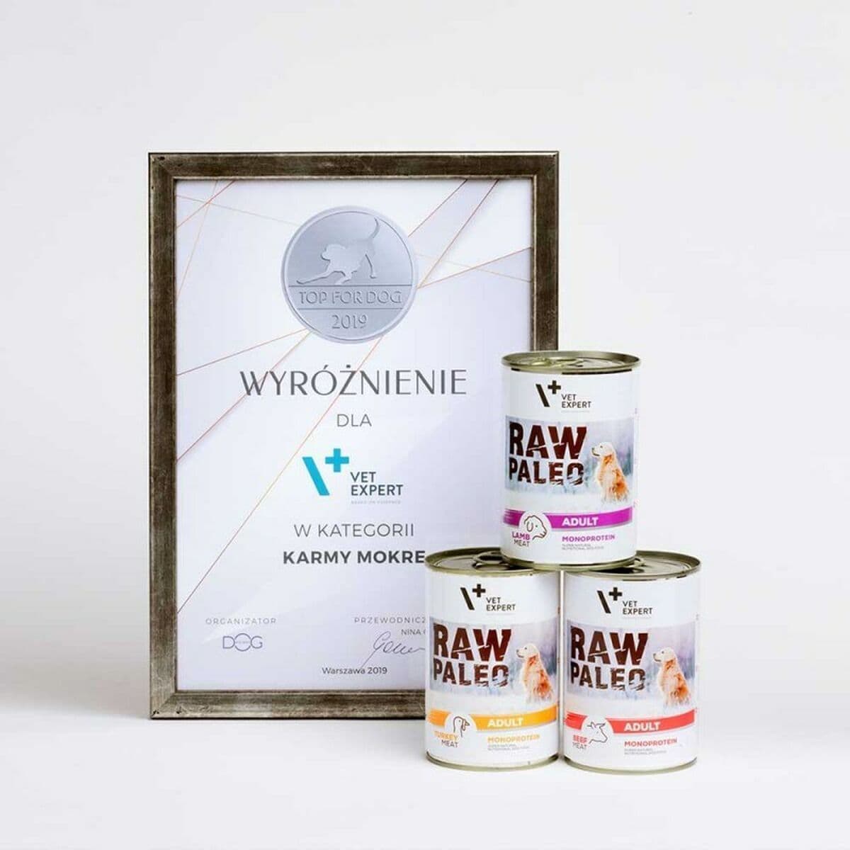 VetExpert Raw Paleo Υγρή Τροφή Σκύλων σε Κονσέρβα με Γαλοπούλα χωρίς Σιτηρά & Γλουτένη 800gr 4