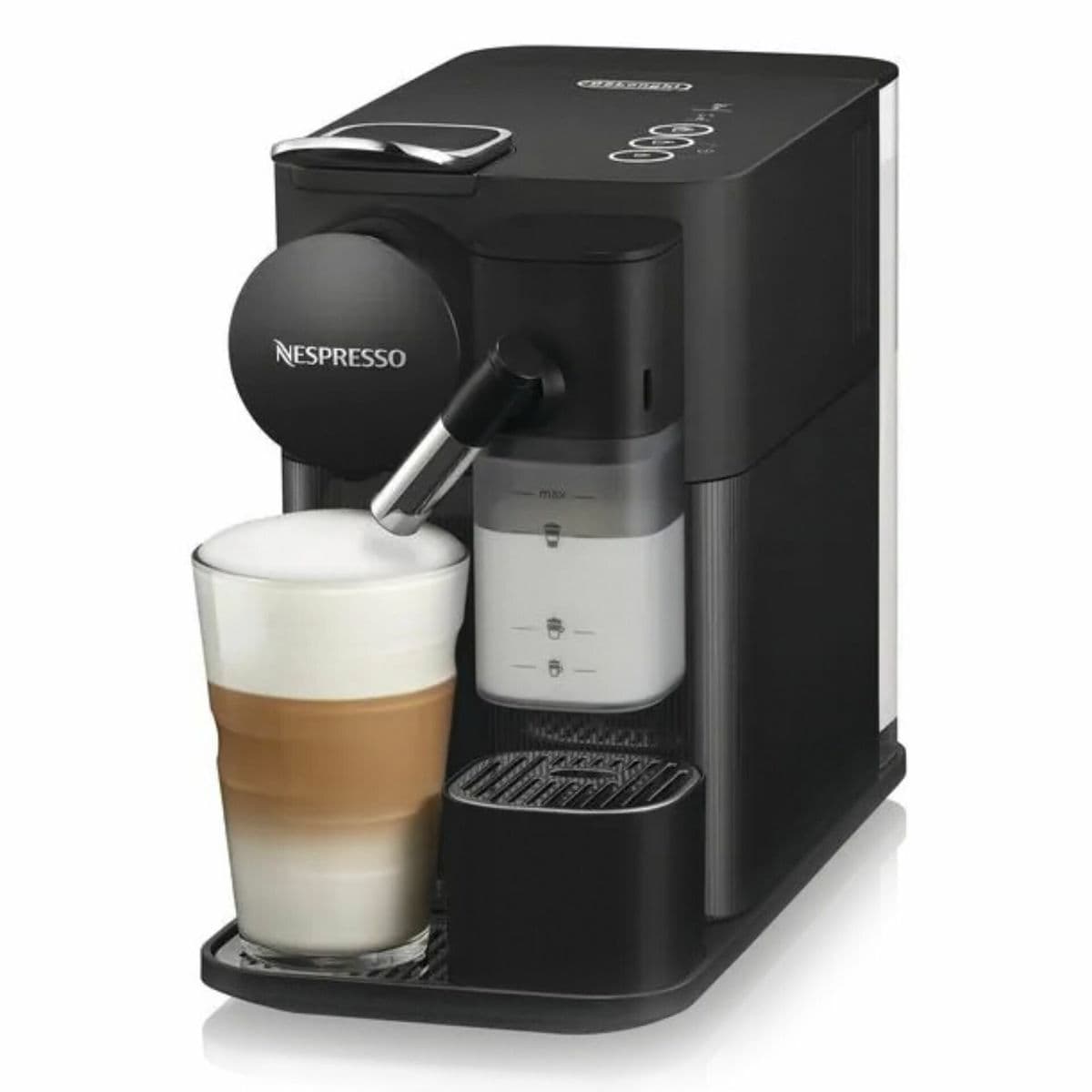 De'Longhi Lattissima One Καφετιέρα για Κάψουλες Nespresso Πίεσης 19bar με Αφρογαλιέρα Black 5