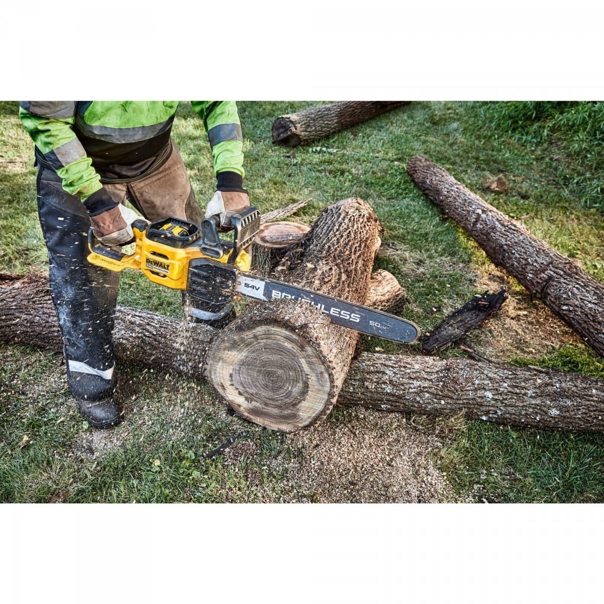DEWALT Flexvolt Αλυσοπρίονο Μπαταρίας 1x9Ah Brushless 54V 6kg με Λάμα 50cm DCMCS575X1 7