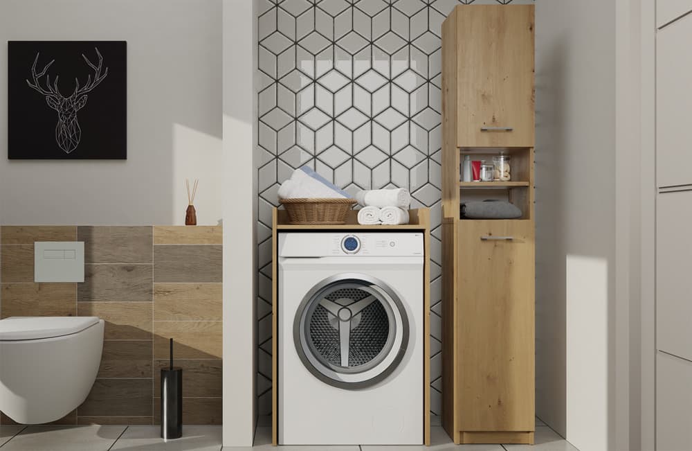 Washing Machine Cabinet Pola Np Artisan 3