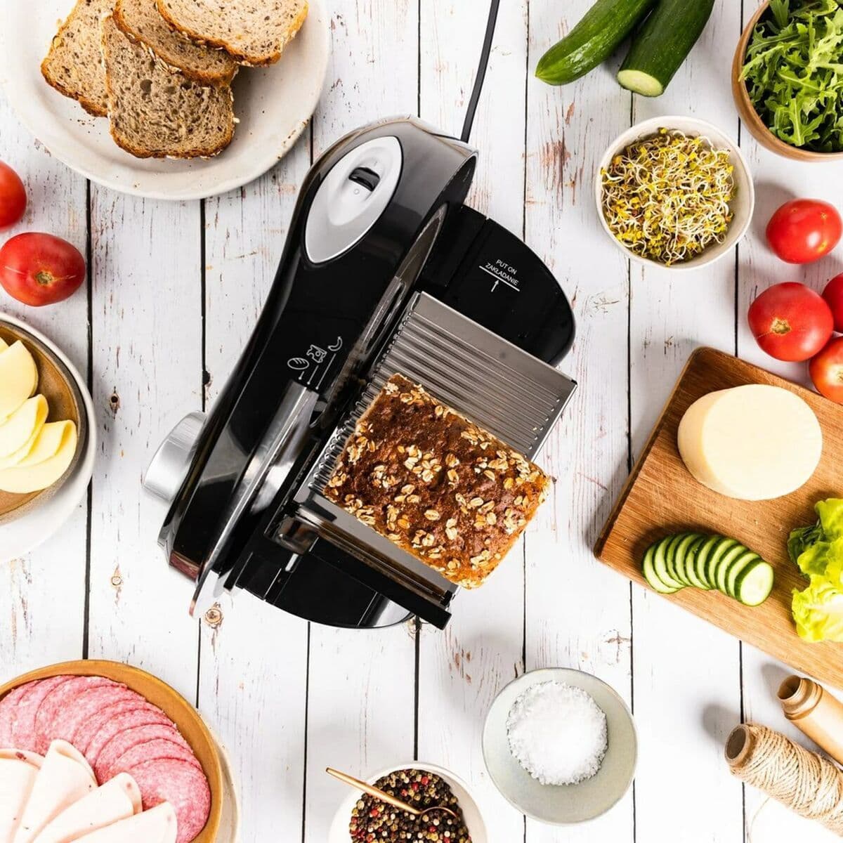 Smapp Slicer Smapp Κόφτης Αλλαντικών 300W Γκρι 6