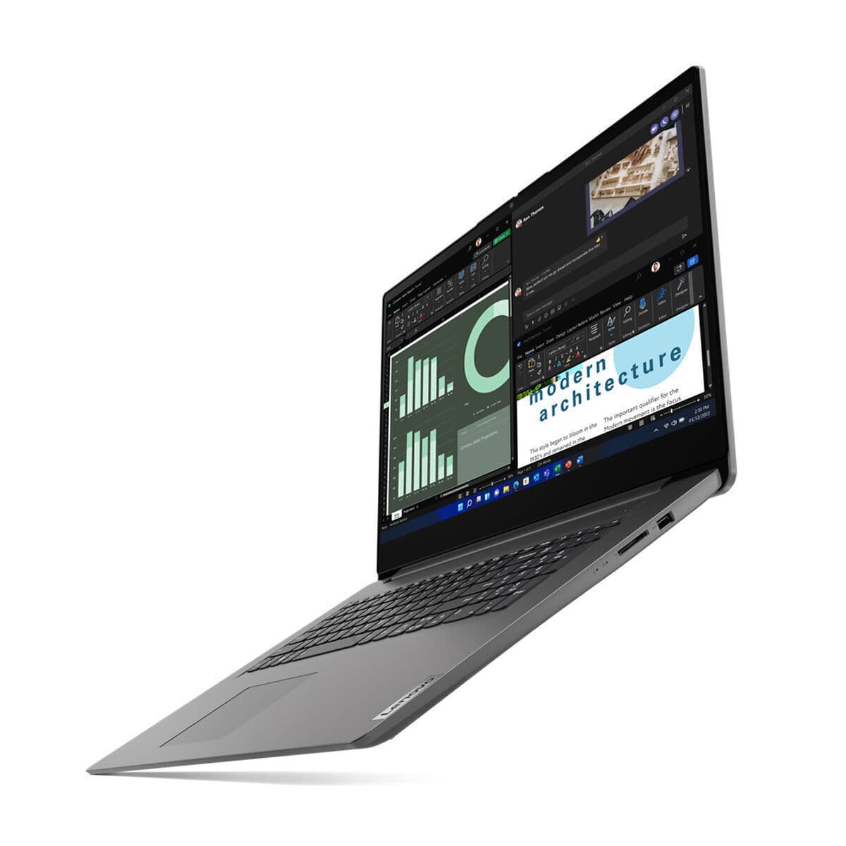 Lenovo V17 G4 IRU 17.3" IPS FHD (i5-13420H/16GB/512GB SSD/W11 Pro) Iron Grey (International English Keyboard) 3