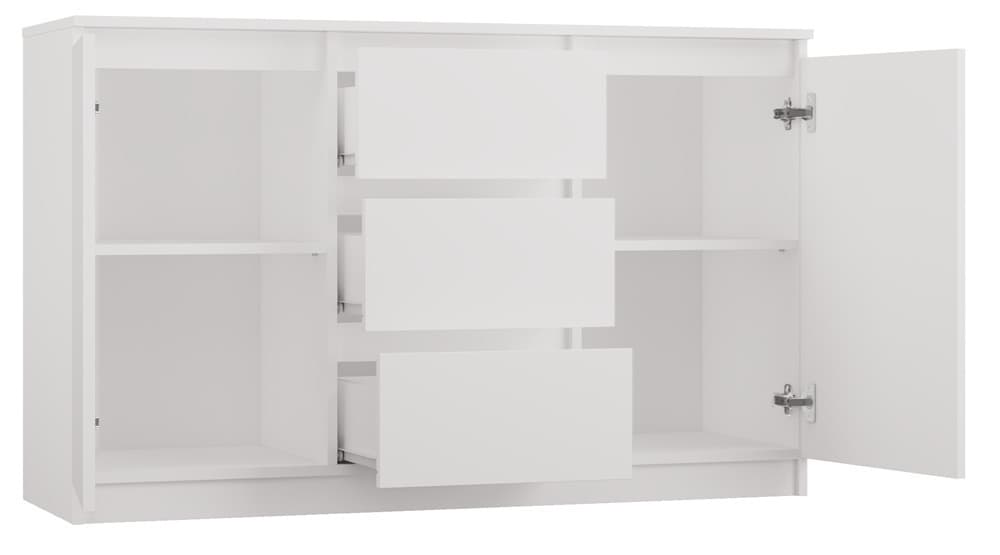 Μπουφές με Συρτάρια Λευκός 200x40x75cm 4