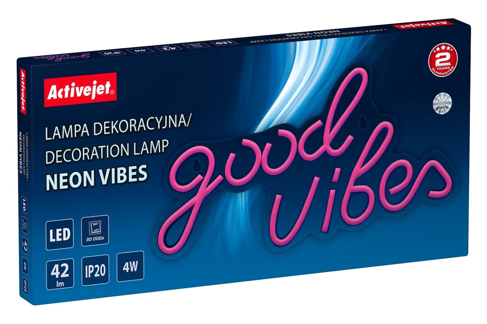 Active Jet Neon Διακοσμητικό Φωτιστικό LED RGB AJE-NEON VIBES LED