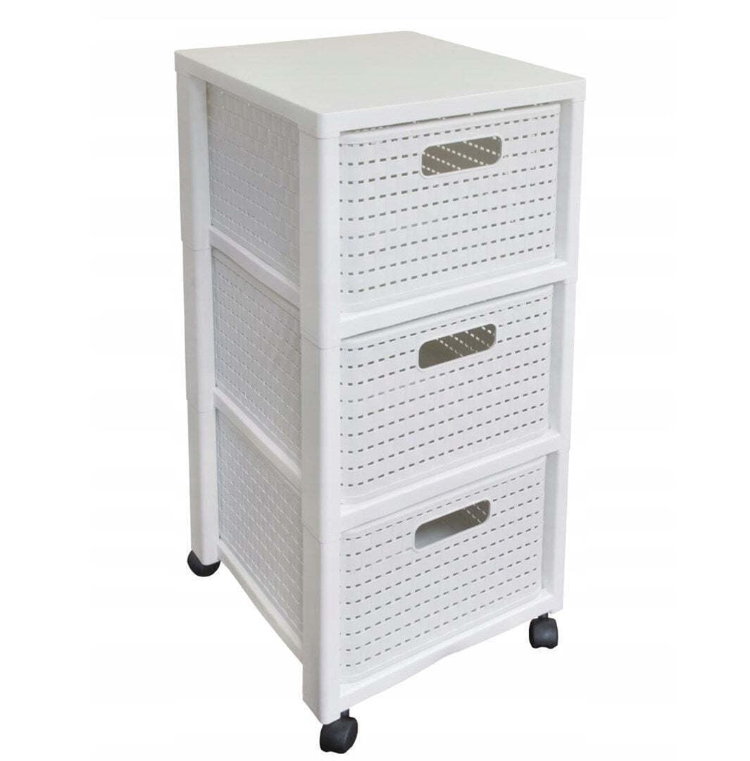 Rotho Babydesign 1165490000 Επιδαπέδια Ραφιέρα Μπάνιου Πλαστική με 3 Ράφια 71.2x32.5x37.5cm Λευκή 3