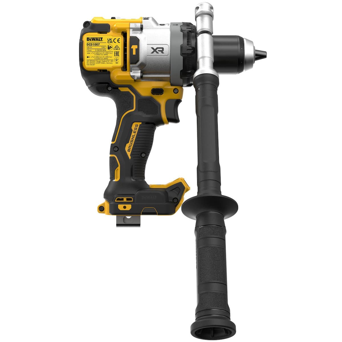 DEWALT DCD1007NT Κρουστικό Δραπανοκατσάβιδο Μπαταρίας Solo Brushless 18V 8