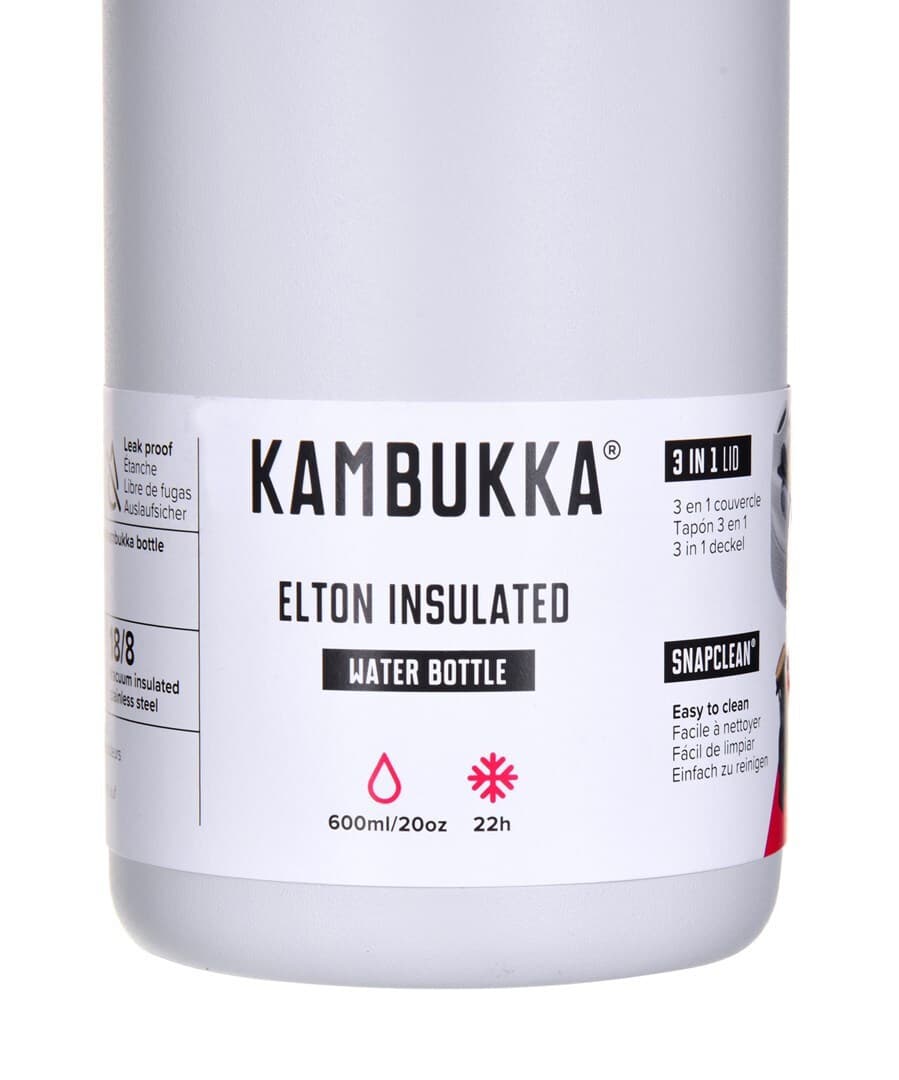 Kambukka Elton Insulated Μπουκάλι Θερμός Ανοξείδωτο 600ml Chalk White 11-03035 6
