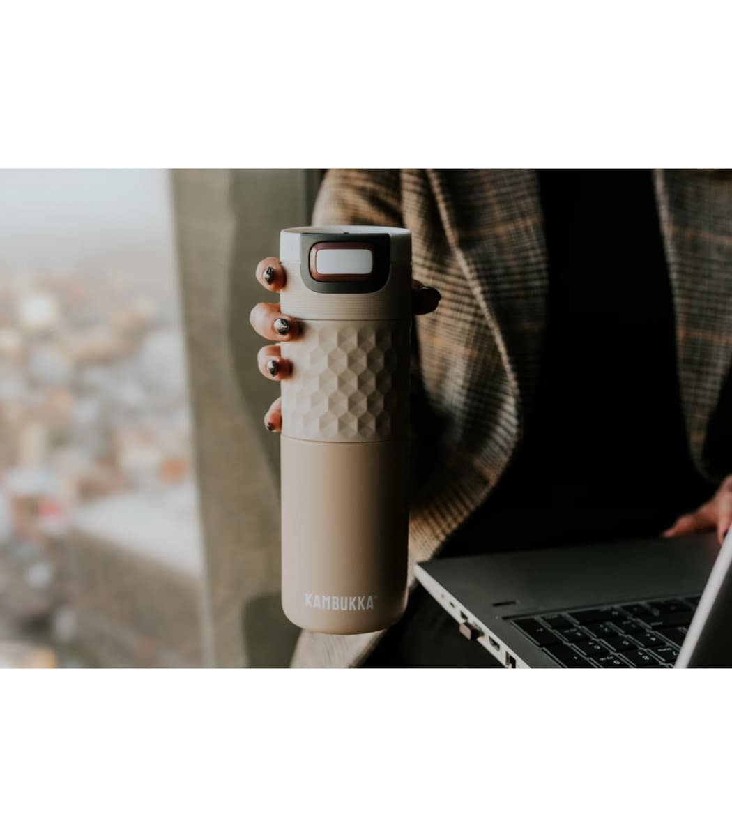 Kambukka Etna Ποτήρι Θερμός Ανοξείδωτο 500ml Barely Beige 11-01046 5