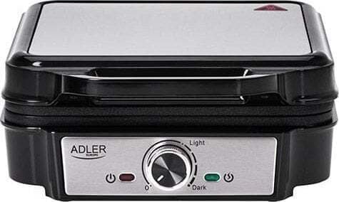 Adler AD 3083 Βαφλιέρα για Τετράγωνες Βάφλες 4 Θέσεων 1600W