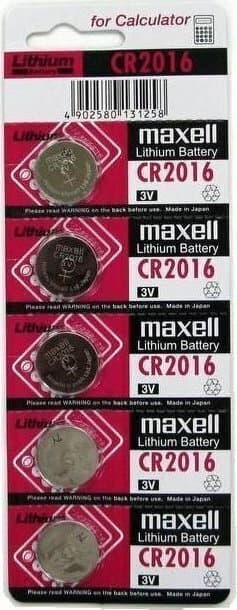Maxell Hologram Μπαταρίες Λιθίου Ρολογιών CR2016 3V 5τμχ 3