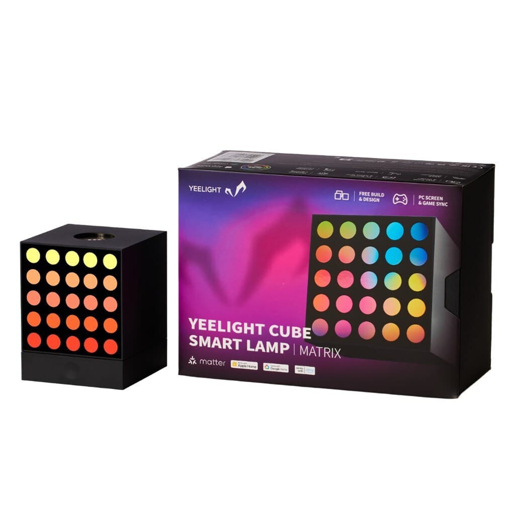 Yeelight Smart Διακοσμητικό Φωτιστικό Smart LED RGB Πίνακας 5x5x75εκ. YLFWD-0010 2