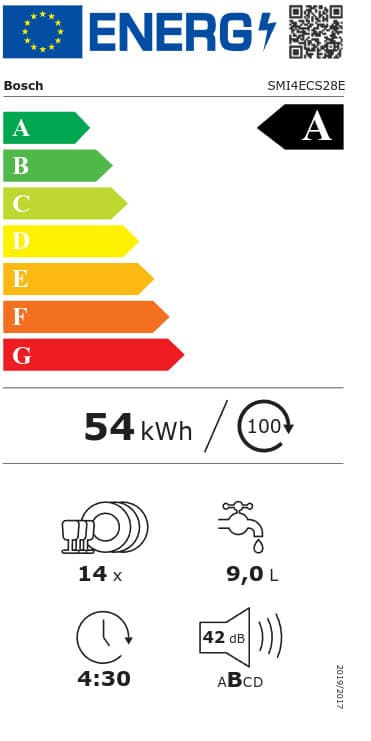 Bosch Εντοιχιζόμενο Πλυντήριο Πιάτων με Wi-Fi για 14 Σερβίτσια Π59.8xY81.5εκ. SMI4ECS28E 11