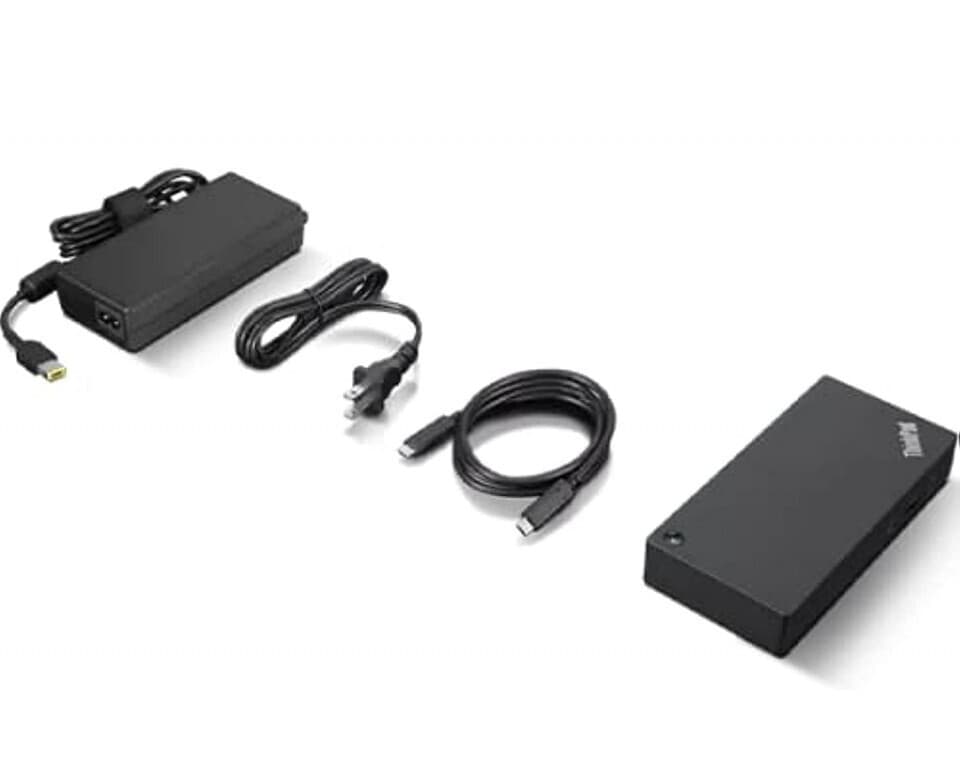 Lenovo ThinkPad Universal 90W USB-C Docking Station με HDMI/DisplayPort 4K PD Ethernet και σύνδεση 3 Οθονών Μαύρο 10