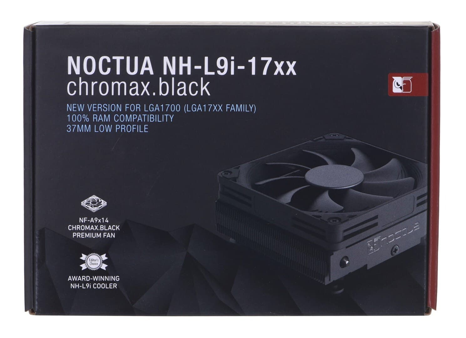 Noctua NF-L9i-17xx chromax.black Ψύκτρα Επεξεργαστή για Socket 1700/1851 10