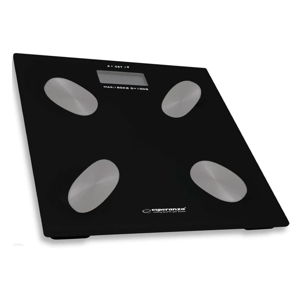 Esperanza Ψηφιακή Ζυγαριά 150kg με Λιπομετρητή Μαύρη EBS022K 3