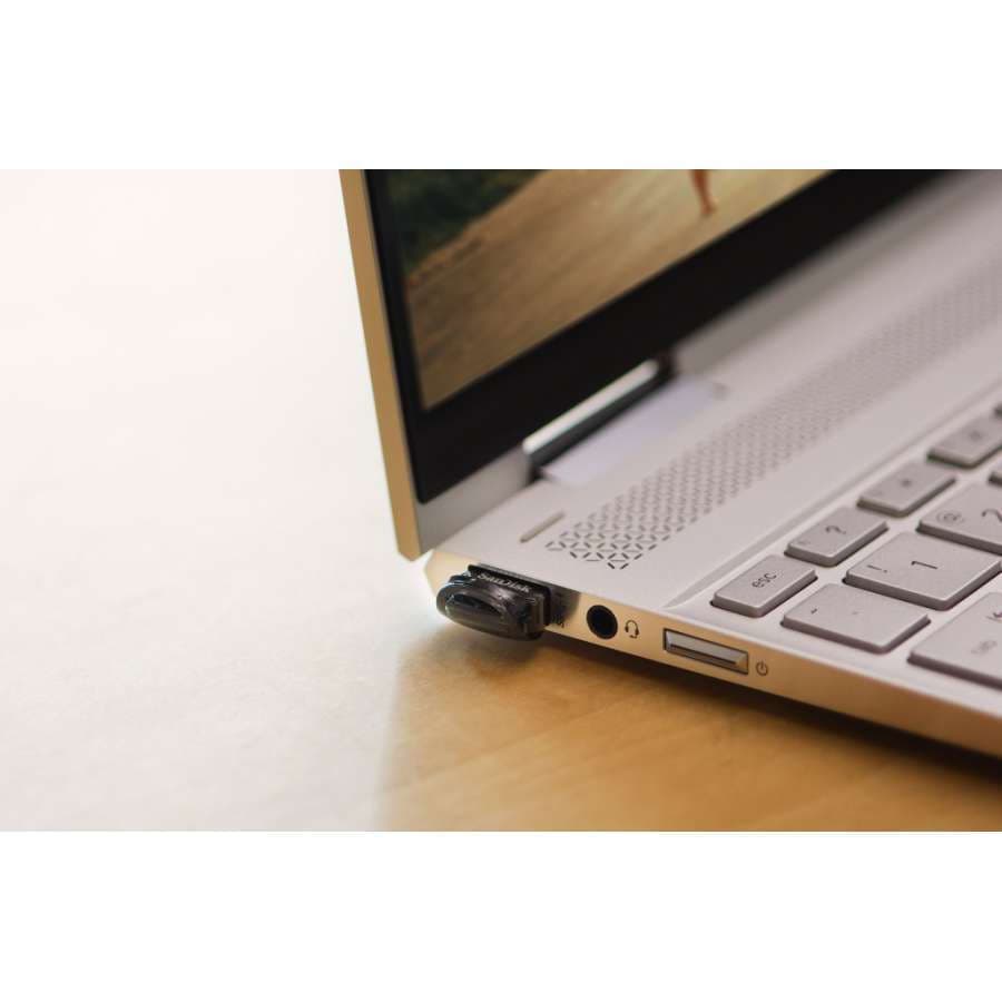 Sandisk Ultra Fit 128GB USB 3.1 Stick Μαύρο 6