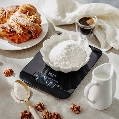 Adler Ψηφιακή Ζυγαριά Κουζίνας έως 5kg Μαύρη AD 3183b 11