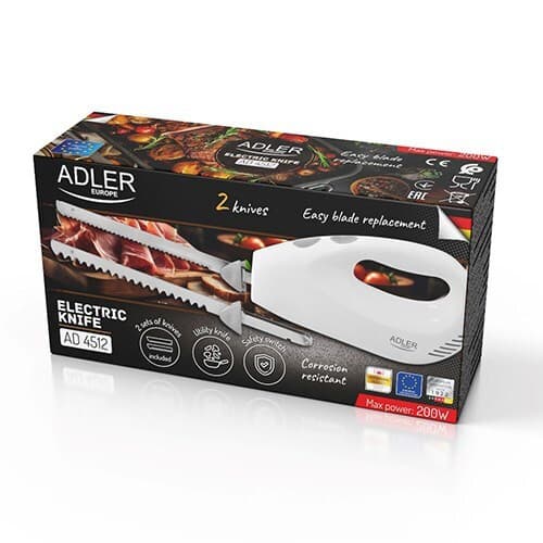 Adler AD 4512 Ηλεκτρικό Μαχαίρι 200W Λευκό 7