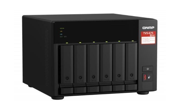 QNap TVS-675-8G NAS Tower με 6 θέσεις για HDD/M.2/SSD και 2 θύρες Ethernet 6