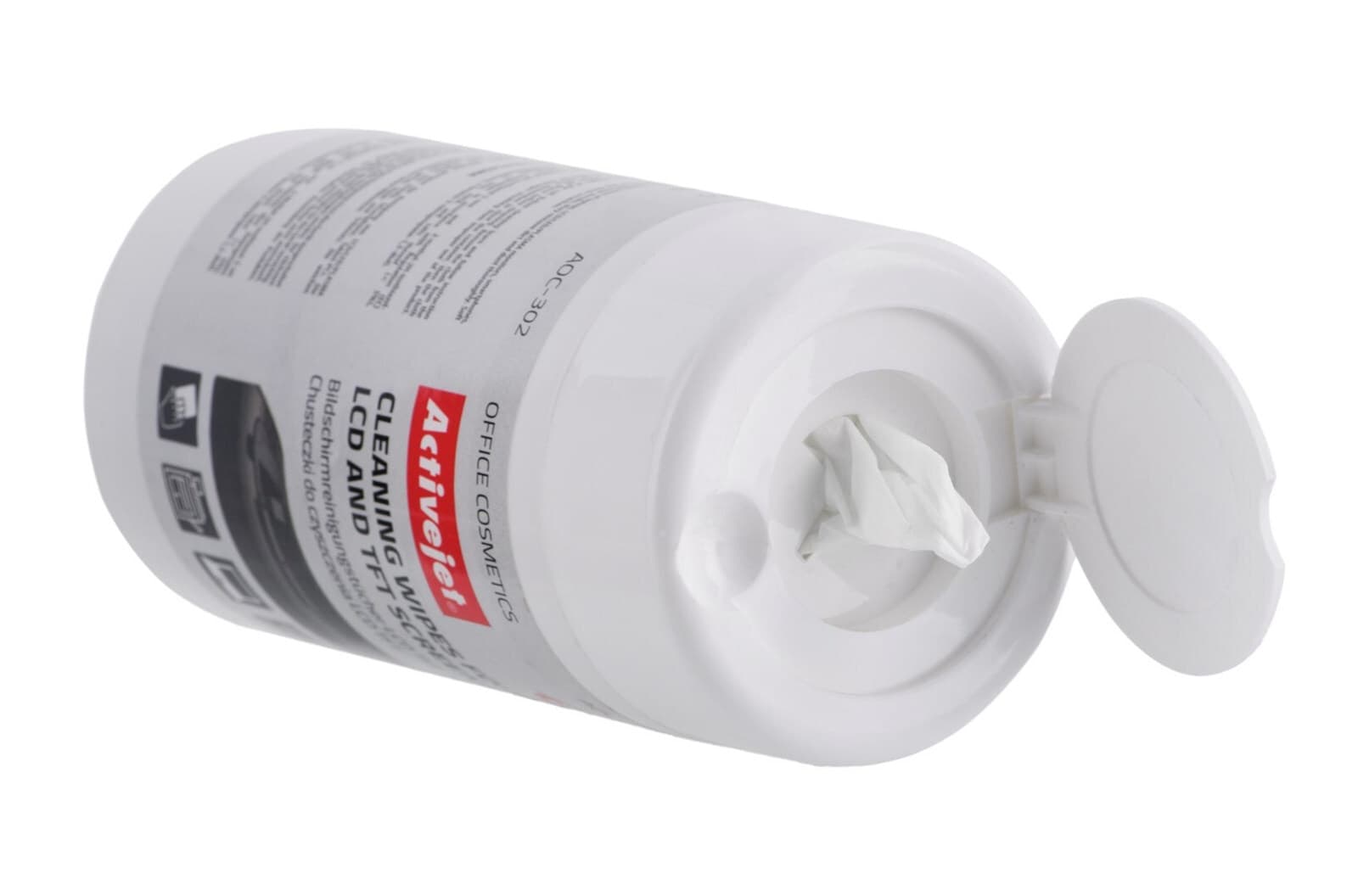 Active Jet Αξεσουάρ Καθαρισμού Γραφείου Cleaning Wipes for LCD/TFT 100τμχ AOC-302