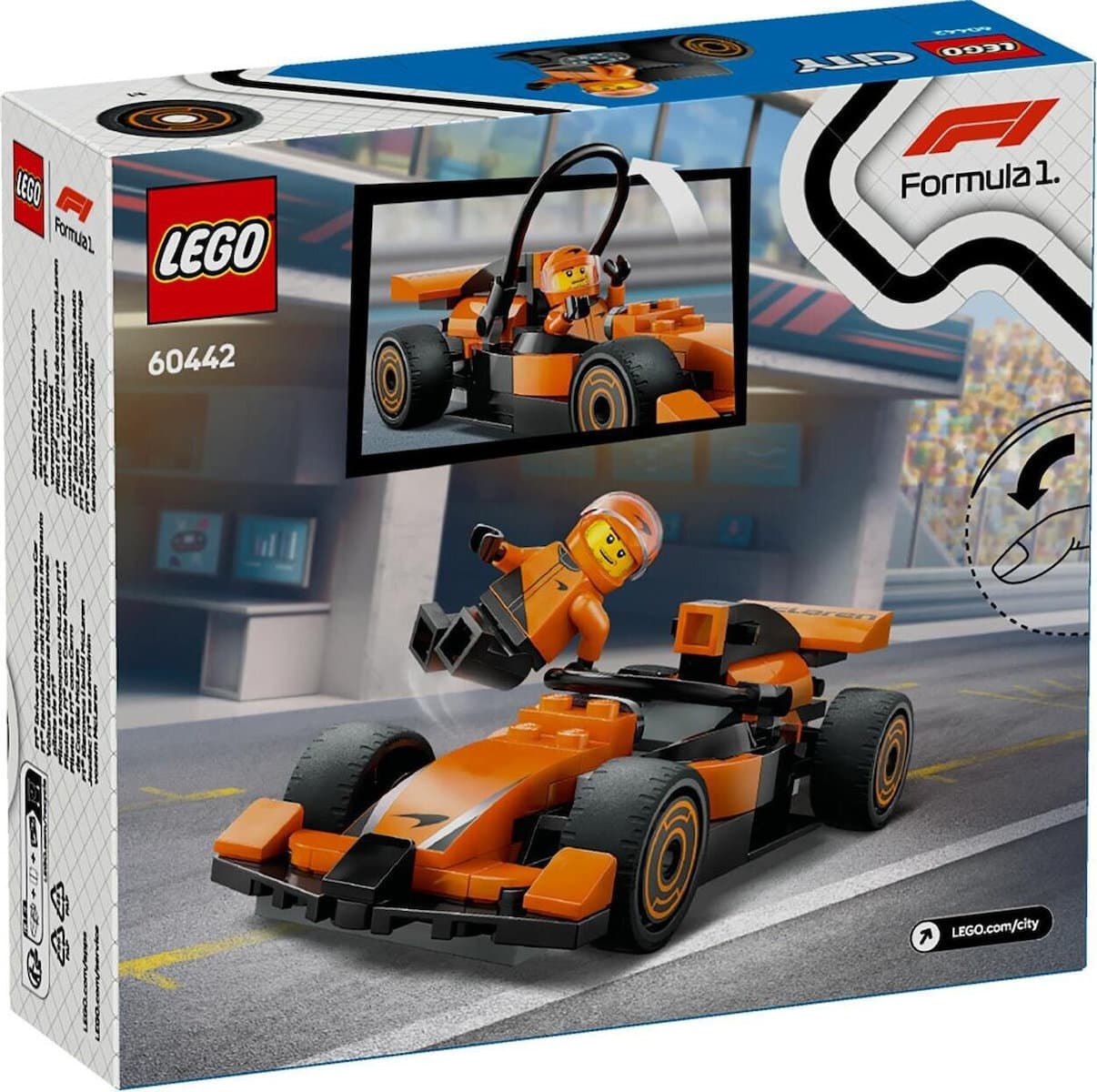 LEGO City F1® Driver With Mclaren Race Car για 6+ Ετών 86τμχ 60442 2