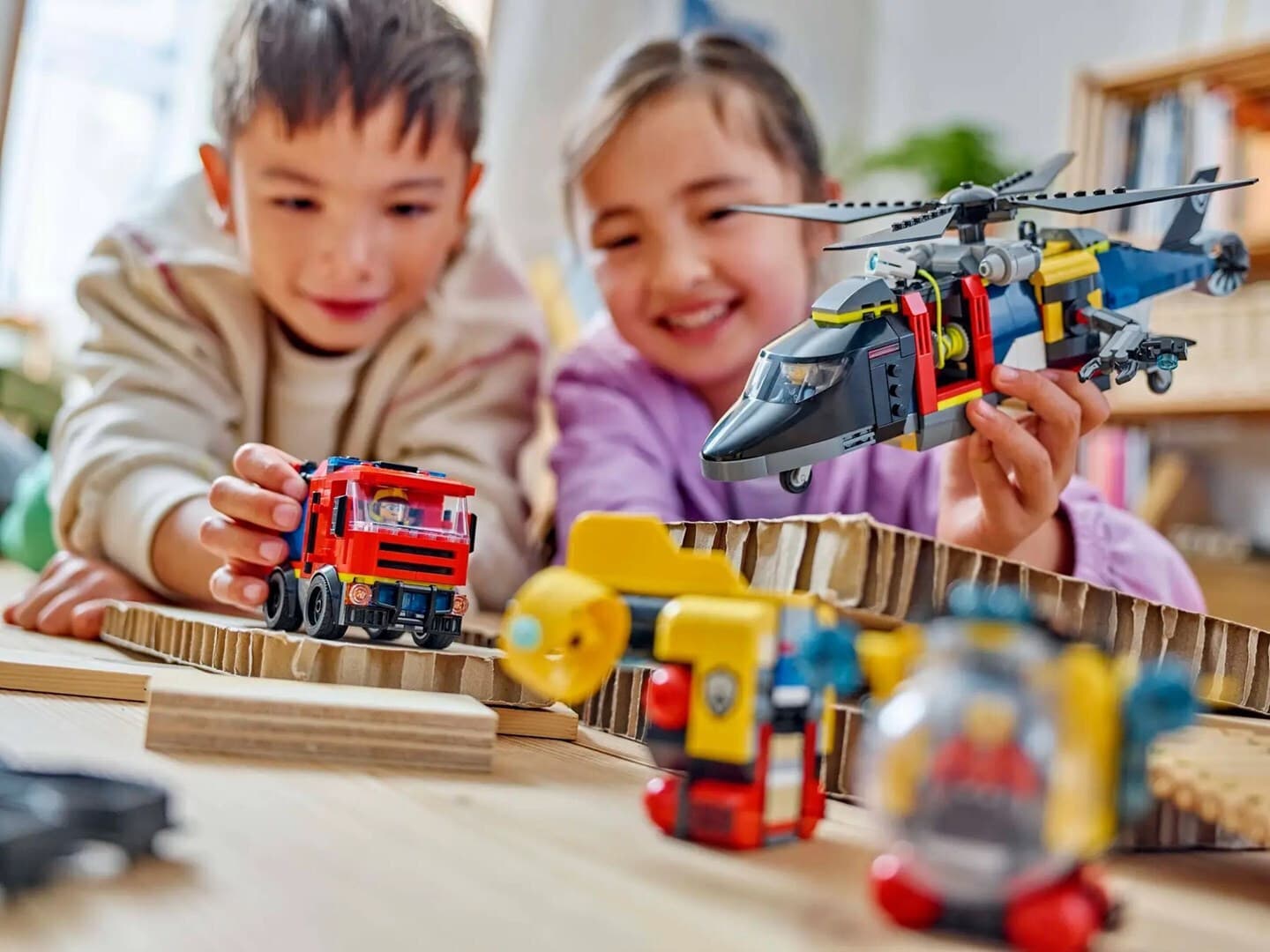LEGO City Helicopter, Fire Engine & Submarine για 7+ Ετών 874τμχ 60462 10