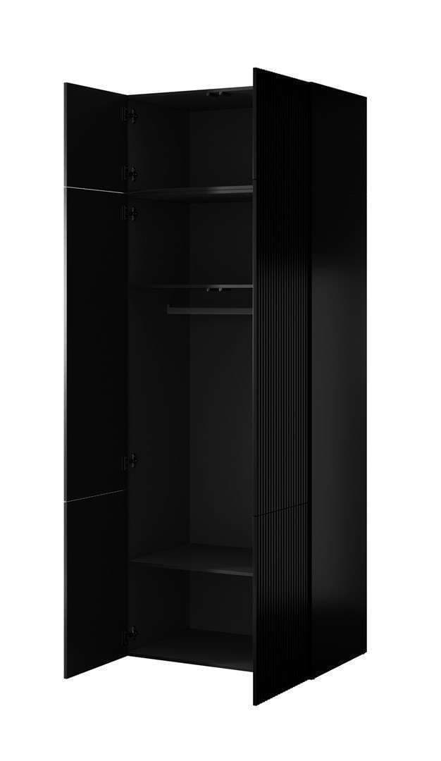 Cama Ορθογώνιο Πατάρι Ντουλάπας από MDF σε Μαύρο Χρώμα 90x55.5x45cm SZFCMMOTW0012 4