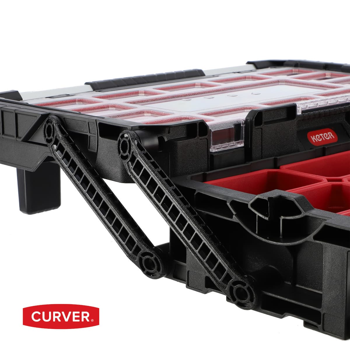 Keter Connect Cantilever Εργαλειοθήκη Χειρός Πλαστική 2 Επιπέδων με Ταμπακιέρα Π56.5xB31.7xΥ25cm 238274 11