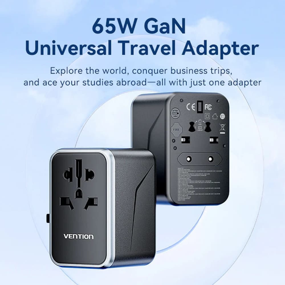 Vention FJFB0 Αντάπτορας Πρίζας από Universal σε Universal 7
