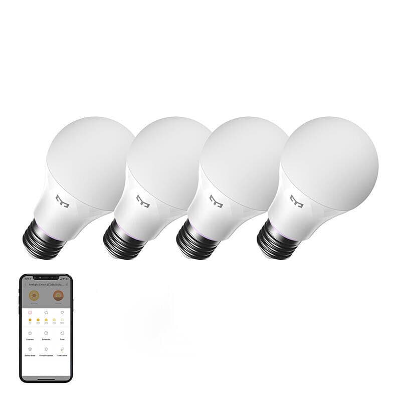 Yeelight Smart Λάμπες LED 9W για Ντουί E27 Θερμό Λευκό 806lm Dimmable 4τμχ YLQDP-0012 4