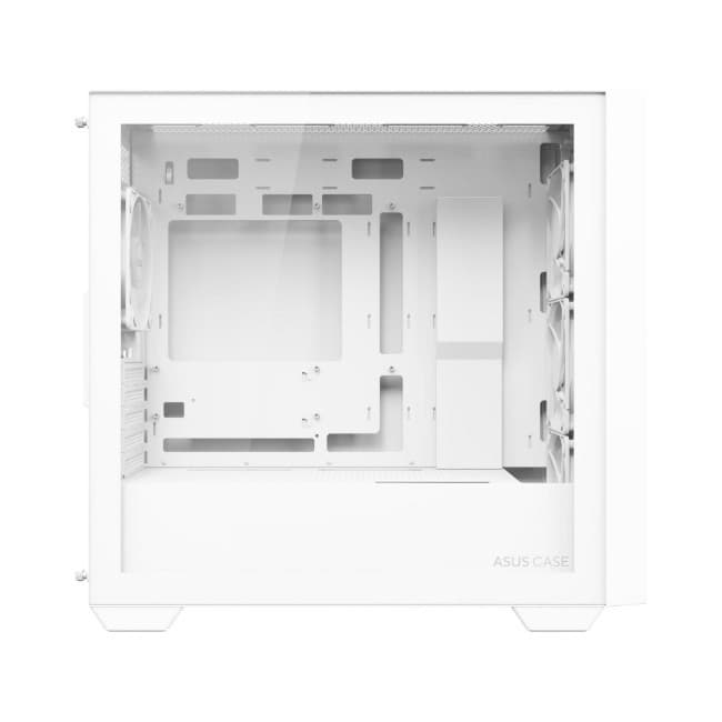 Asus A21 PLUS TG Gaming Midi Tower Κουτί Υπολογιστή με Πλαϊνό Παράθυρο και RGB Φωτισμό Λευκό 5