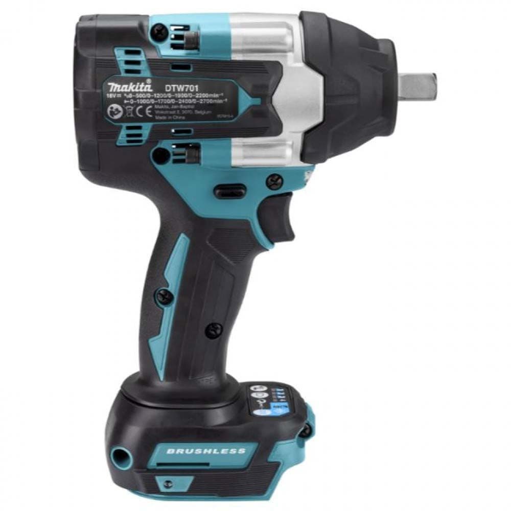 Makita DTW701Z Brushless Μπουλονόκλειδο Μπαταρίας 18V Solo με Υποδοχή 1/2" 5