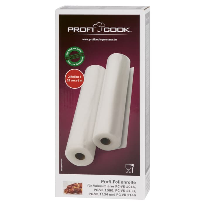 Profi Cook PC-VK 1015 Σαγρέ Σακούλες για Συσκευές Vacuum 280mm x 6m 2 Ρολά 8910155 4