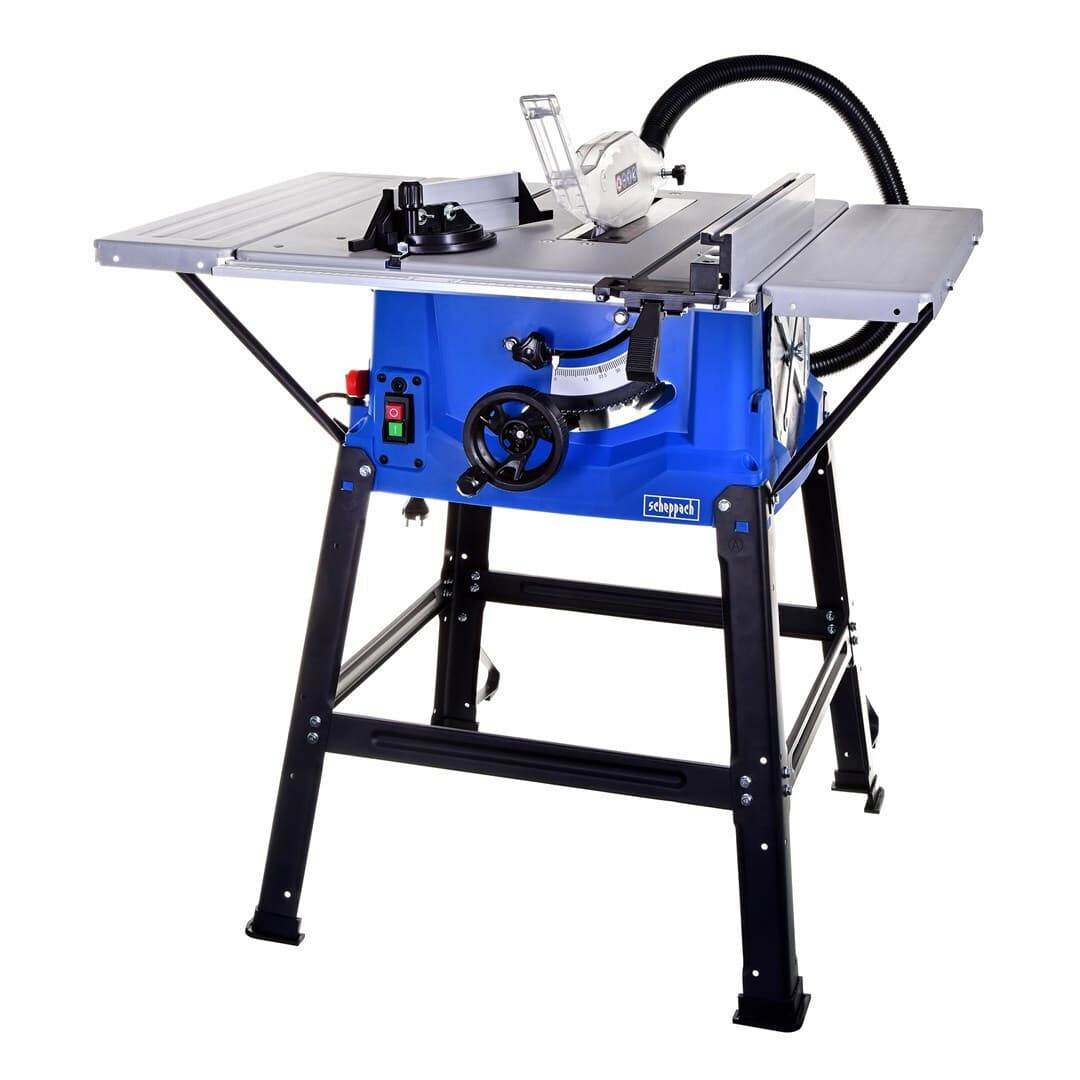 Scheppach Hs100s Δισκοπρίονο Πάγκου με Ισχύ 2000W, Δίσκο Κοπής Διαμέτρου 250mm & Ταχύτητα Κοπής 6500rpm 2