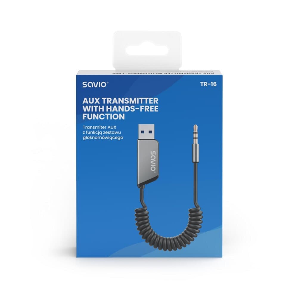 Savio FM Transmitter Αυτοκινήτου TR-16 με AUX / Bluetooth / USB 7