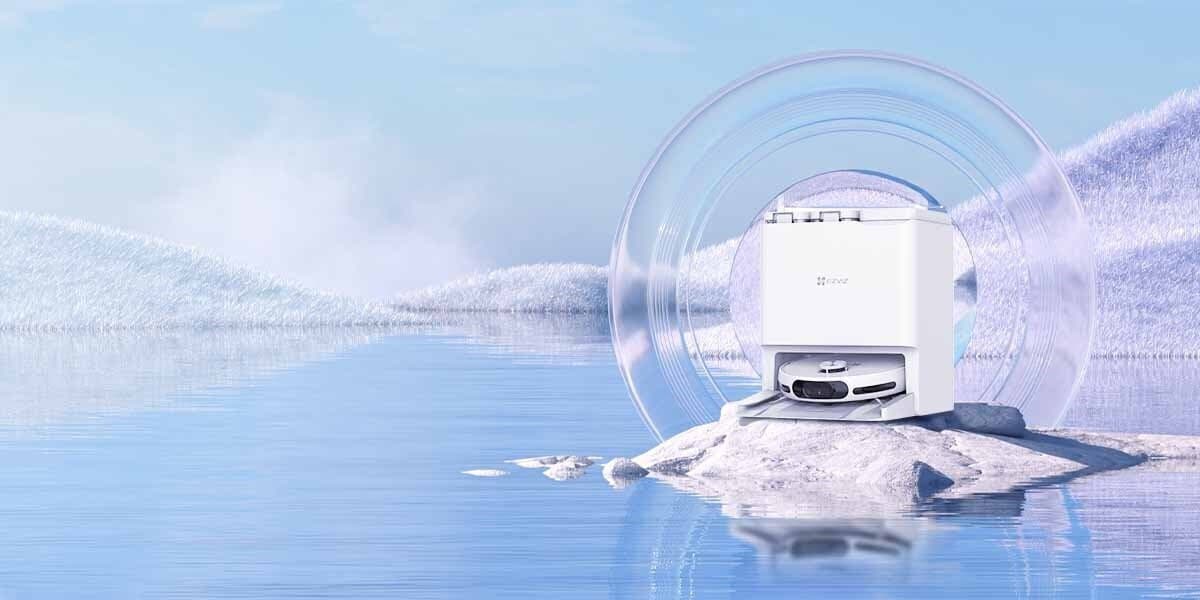 Ezviz RS20 Pro Σκούπα Ρομπότ με Χαρτογράφηση Laser & Απορρόφηση 7200Pa Λευκή 4