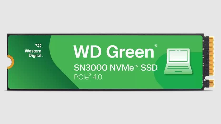 Western Digital Green SN3000 SSD 500GB τύπου M.2 με σύνδεση PCI Express 4.0 WDS500G4G0E-00CPS0 Bulk 2