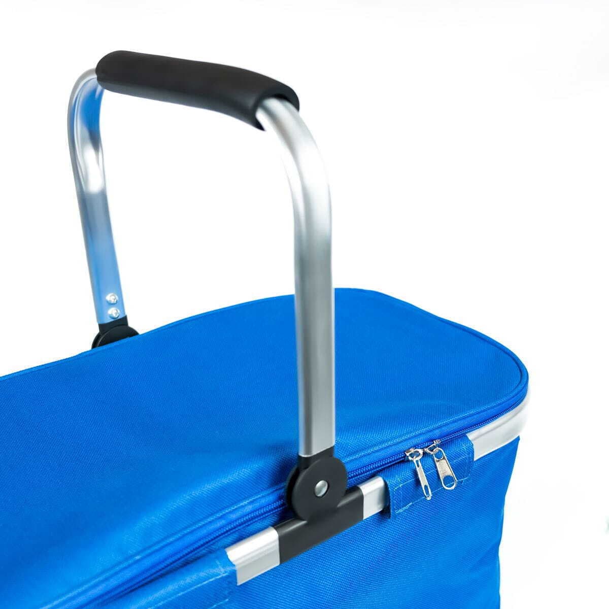 Promis Καλάθι Πικ Νικ 24lt 40x40cm σε Μπλε χρώμα TL24 N 4