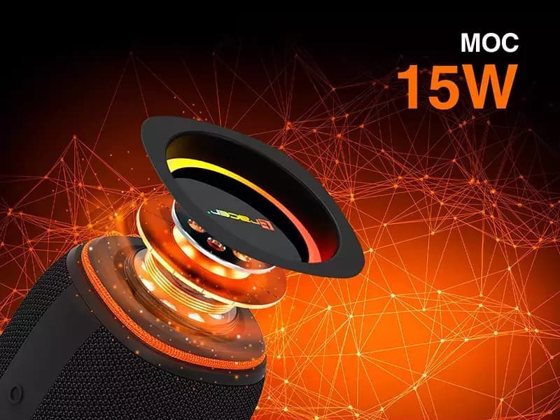Tracer XtremeBeat Mid Ηχείο Bluetooth 15W με Διάρκεια Μπαταρίας έως 6 ώρες Μαύρο 10
