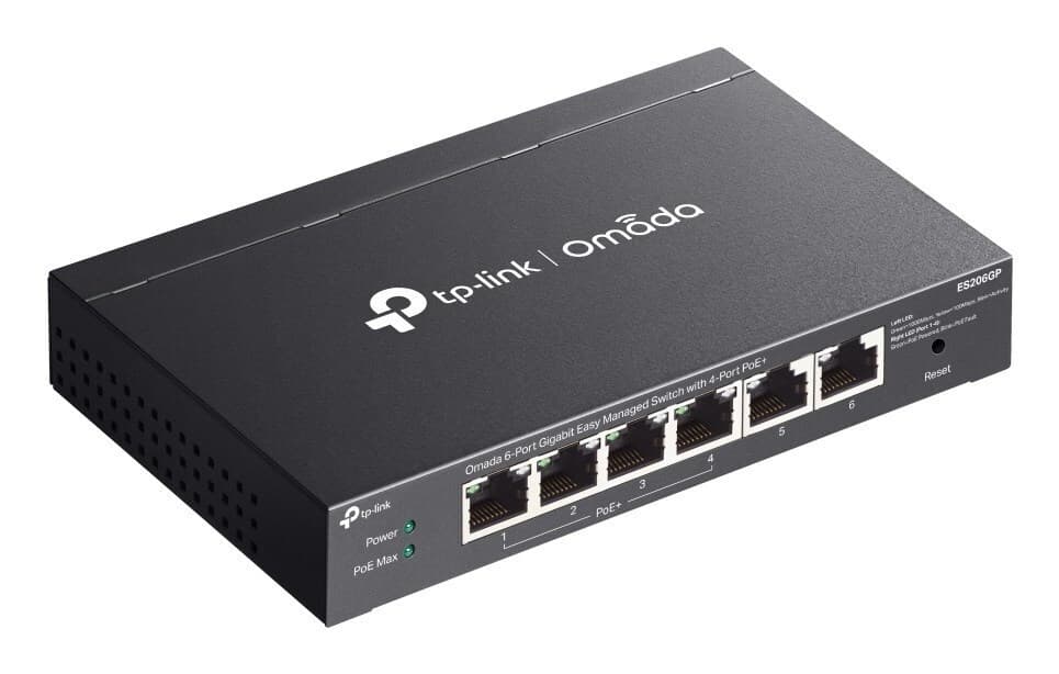 TP-LINK Omada ES206GP v1 Managed L2 PoE+ Switch με 6 Θύρες Ethernet 5