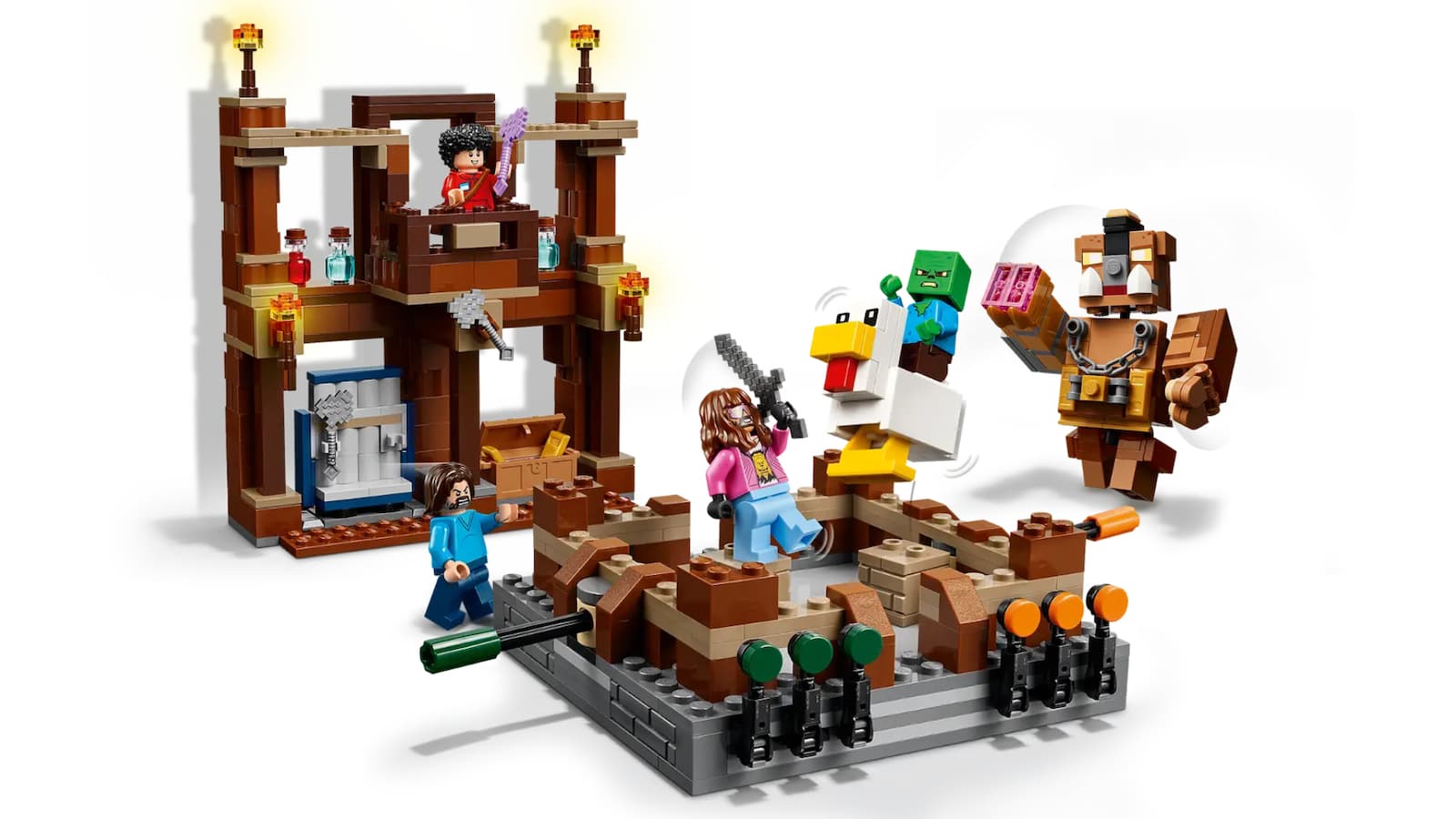 LEGO Minecraft Woodland Mansion Fighting Ring για 10+ Ετών 491τμχ 21272 4
