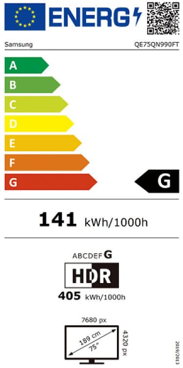 Samsung Smart Τηλεόραση 75" 8K UHD Neo QLED QN990F HDR (2025) QE75QN990FTXXH 4