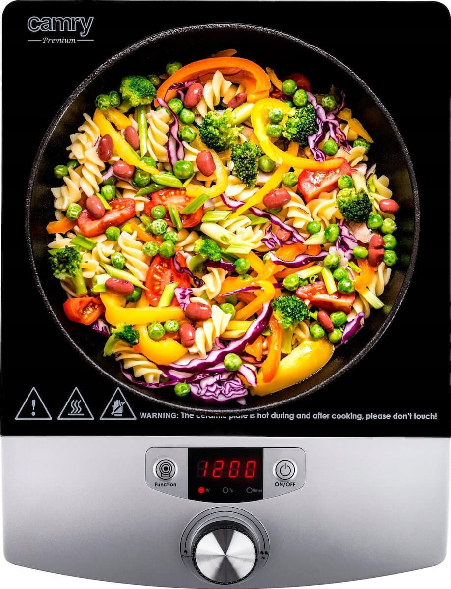 Adler CR 6515 Επιτραπέζια Εστία Επαγωγική Μονή Μαύρη 4